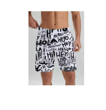 Mens Stylish Casual Hawaiian Beach Shorts