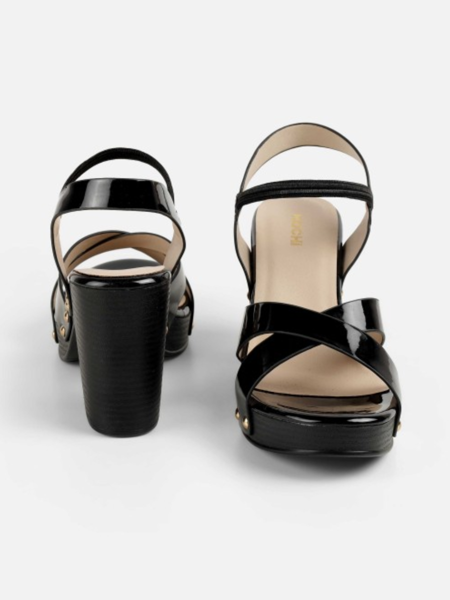 Women Black Casual Sandals