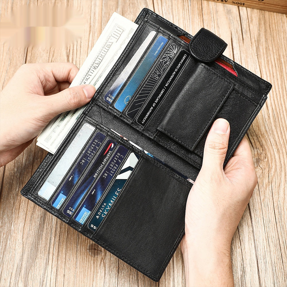 Mens Premium Leather Wallet With A High-end Feel
