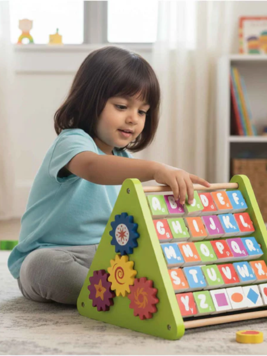 Wooden 5-In-1 Activity