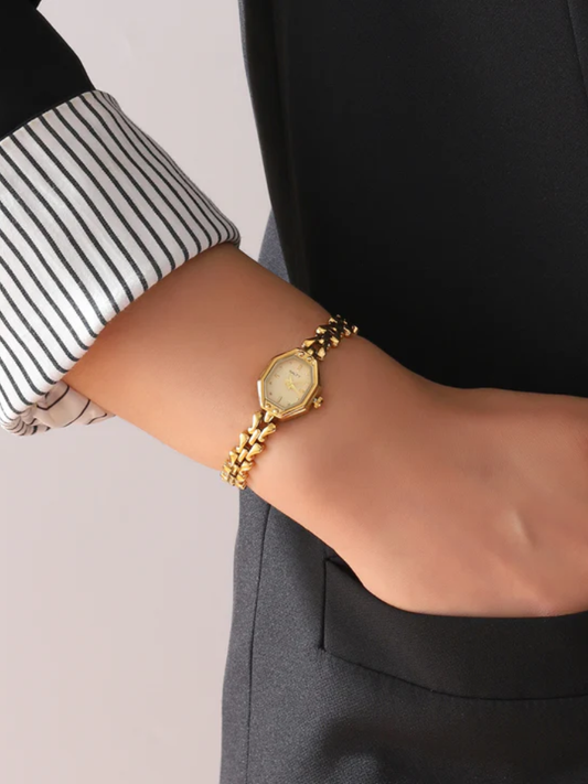 Octagon Dial Quartz Watch